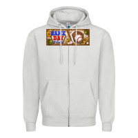 Dove Grey game day vibes Zipper Hoodie - BundleAndBundleShop