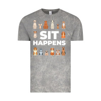 Cloud Rock Dog Funny S It Happens Pet Sitting Design Vintage Tee - trangStudio