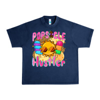 Navy popsicle hustler Urban Heavy Tee - NancyCooperArtShop