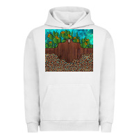 Pigment Lunar Rock custom cactus and sunflowers leopard turquoise Urban Hoodie - Artiststas