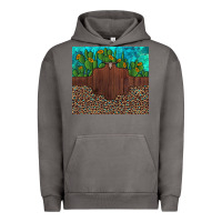 Pigment Tornado custom cactus and sunflowers leopard turquoise Urban Hoodie - Artiststas