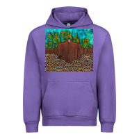 Custom Cactus And Sunflowers Leopard Turquoise Urban Hoodie | Teevron