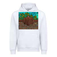 White custom cactus and sunflowers leopard turquoise Urban Hoodie - Artiststas