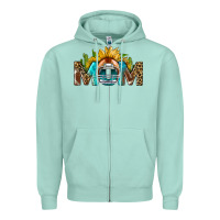 Football Mom Zipper Hoodie | Teevron