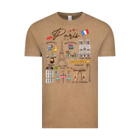 Vintage Coffee paris bonjour eiffel tower paris lover paris traveling vacay Vintage Tee - trangStudio