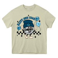Mossy happy new year disco ball Heavy Core Tee - MaliasSmallBusiness