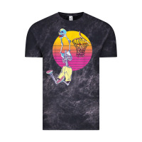 Cloud Black basketball player halloween pumpkin skeletons kids boys Vintage Tee - trangStudio