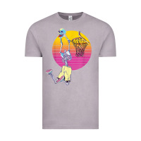Vintage Zinc basketball player halloween pumpkin skeletons kids boys Vintage Tee - trangStudio