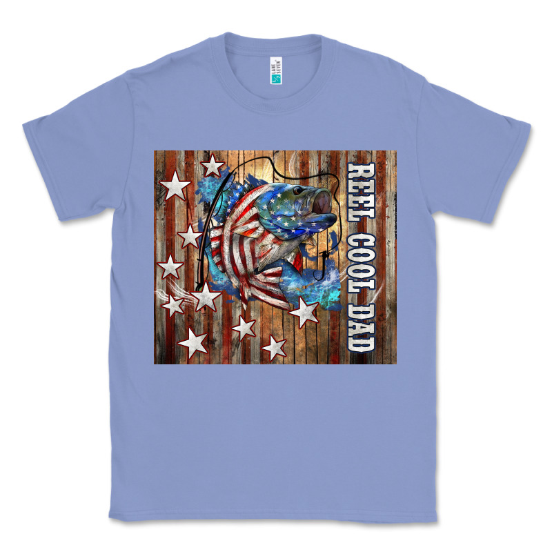 Western Reel Cool Dad American Classic Tee by LillyAllenDesigns | Teevron
