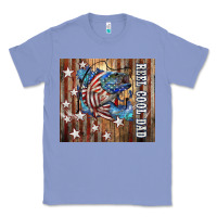 Colony Blue Western Reel Cool Dad American Classic Tee - LillyAllenDesigns
