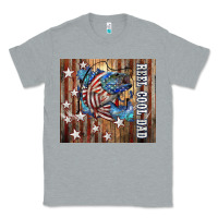 Heather Grey Western Reel Cool Dad American Classic Tee - LillyAllenDesigns