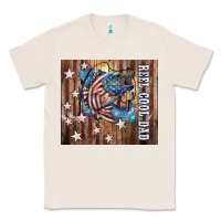 Natural Western Reel Cool Dad American Classic Tee - LillyAllenDesigns