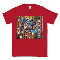 Red Western Reel Cool Dad American Classic Tee - LillyAllenDesigns