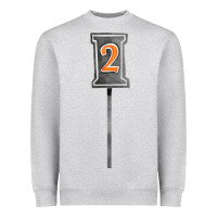 Heather Grey marker 2 chain fa element Heavyweight Sweatshirt - FaDigitalArtStudio