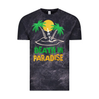 Cloud Black Death in Paradise - gift idea Vintage Tee - trangStudio