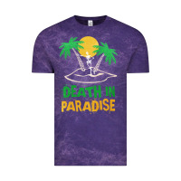 Cloud Purple Death in Paradise - gift idea Vintage Tee - trangStudio