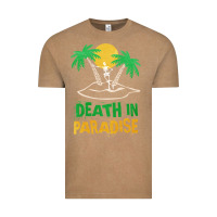 Vintage Coffee Death in Paradise - gift idea Vintage Tee - trangStudio