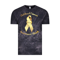 Cloud Black childhood cancer awareness children cure kids Vintage Tee - DesignPulse