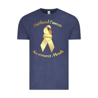Vintage Denim childhood cancer awareness children cure kids Vintage Tee - DesignPulse