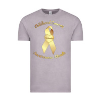 Vintage Zinc childhood cancer awareness children cure kids Vintage Tee - DesignPulse