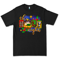 Black oh holy night with baby jesus for christmas Premium Tee - MaliasSmallBusiness