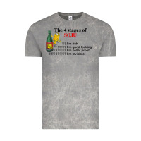 Cloud Rock the 4 stages of soju i'm rich i'm good looking t shirt Vintage Tee - DesignPulse