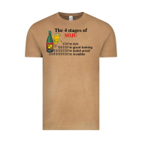 The 4 Stages Of Soju I'm Rich I'm Good Looking T Shirt Vintage Tee | Teevron