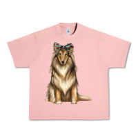 Salmon collie with bandanna Urban Heavy Tee - texasbilliewilder