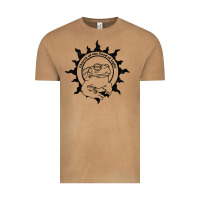 Vintage Camel Authentic Church Of The Toad Of Light Psychedlic Frog Licking (Distres Vintage Tee - DesignPulse
