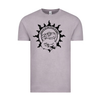 Vintage Zinc Authentic Church Of The Toad Of Light Psychedlic Frog Licking (Distres Vintage Tee - DesignPulse