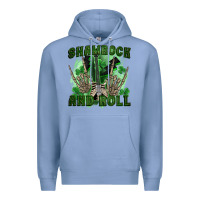 Colony Blue shamrock and roll Premium Hoodie - FaDigitalArtStudio