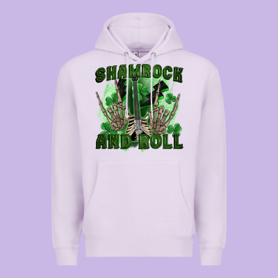 Shamrock And Roll Premium Hoodie Designed By Fadigitalartstudio
