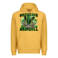 Mustard shamrock and roll Premium Hoodie - FaDigitalArtStudio