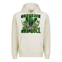 Oatmeal Heather shamrock and roll Premium Hoodie - FaDigitalArtStudio