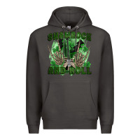 Smoke shamrock and roll Premium Hoodie - FaDigitalArtStudio
