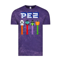 Cloud Purple halloween pez Vintage Tee - trangStudio