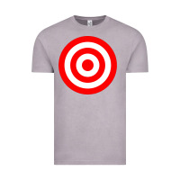 Vintage Zinc bullseye target red & white rings target Vintage Tee - DesignPulse