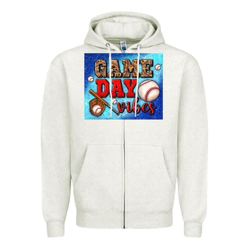 Game Day Vibes Mouse Pad Zipper Hoodie by BundleAndBundleShop | Teevron