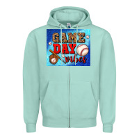 Seafoam game day vibes mouse pad Zipper Hoodie - BundleAndBundleShop