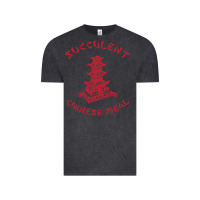 Vintage Black SUCCULENT CHINESE MEAL CHINESE TAKE OUT TAKE AWAY Vintage Tee - DesignPulse
