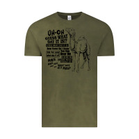 Vintage Olive New Hump day camel Guess What Day Vintage Tee - DesignPulse