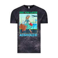 Cloud Black see you later assholes t shirt Vintage Tee - DesignPulse