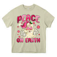 Mossy peace on earth Heavy Core Tee - MaliasSmallBusiness