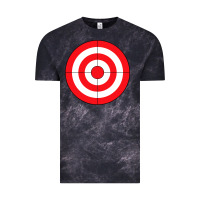 Cloud Black bulls eye target lazy diy halloween costume darts shooting t shirt Vintage Tee - DesignPulse