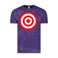 Cloud Purple bulls eye target lazy diy halloween costume darts shooting t shirt Vintage Tee - DesignPulse