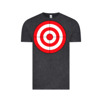 Bulls Eye Target Lazy Diy Halloween Costume Darts Shooting T Shirt Vintage Tee | Teevron