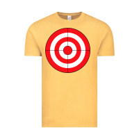 Vintage Mustard bulls eye target lazy diy halloween costume darts shooting t shirt Vintage Tee - DesignPulse