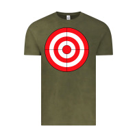 Vintage Olive bulls eye target lazy diy halloween costume darts shooting t shirt Vintage Tee - DesignPulse