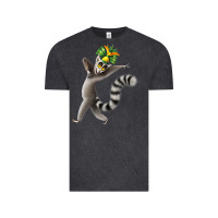 Vintage Black All Hail King Julien Vintage Tee - DesignPulse