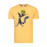 Vintage Mustard All Hail King Julien Vintage Tee - DesignPulse